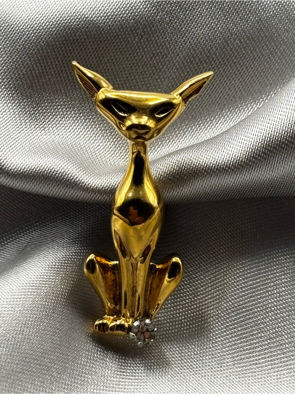 MCM D'Orlan Siamese Cat Brooch